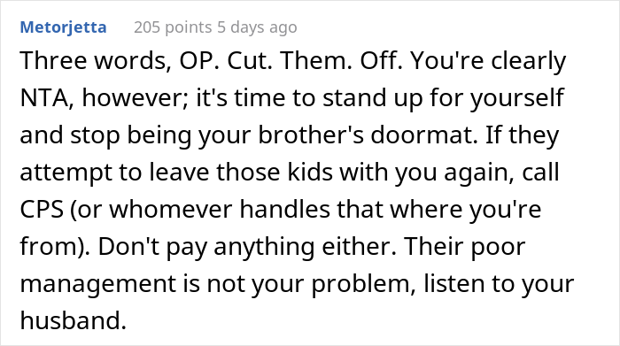 Entitled Brother Drops His Kids Off At Sister’s House Without Asking, Wants Her To Pay For Childcare After She Refuses To Babysit Entitled Brother Drops His Kids Off At Sister’s House Without Asking, Wants Her To Pay For Childcare After She Refuses To Babysit