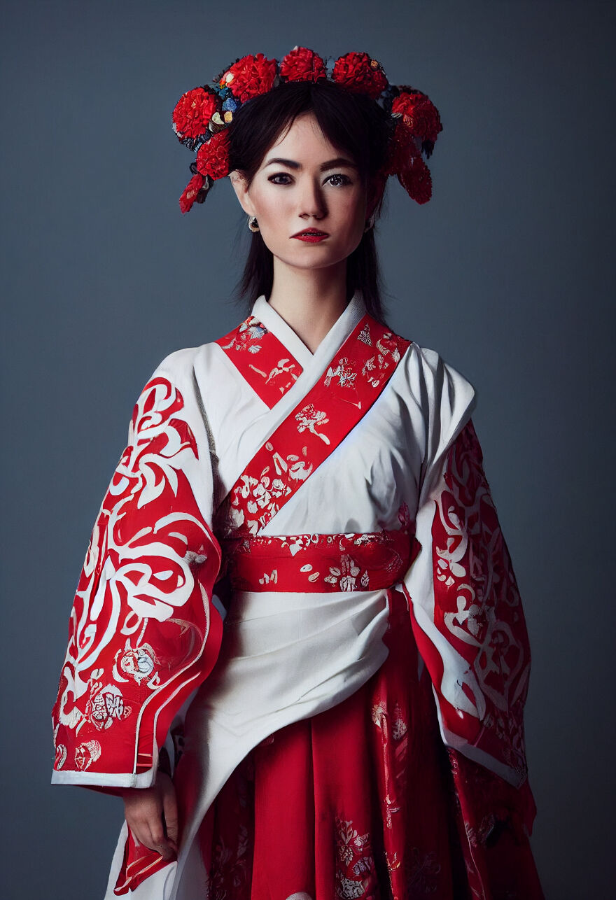 I Blend International Fashion Trends, And This Time Norway Meets Japan With A Traditional Bunad Combined With Kimono (6 Pics) I Blend International Fashion Trends, And This Time Norway Meets Japan With A Traditional Bunad Combined With Kimono (6 Pics)