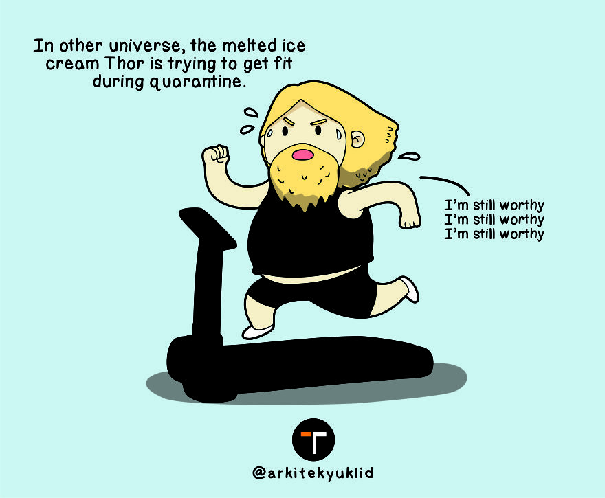 I Illustrate How Superheroes Would Spend Their Time During The Quarantine (11 Pics) I Illustrate How Superheroes Would Spend Their Time During The Quarantine (11 Pics)