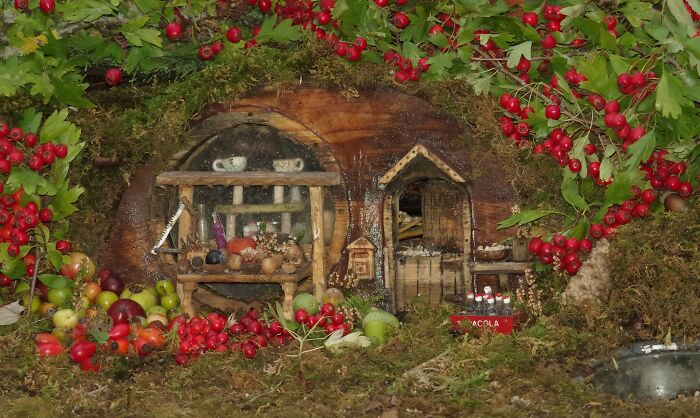 I Built A Scaled-Down Village For Wild Mice In My Garden, And They Love It I Built A Scaled-Down Village For Wild Mice In My Garden, And They Love It