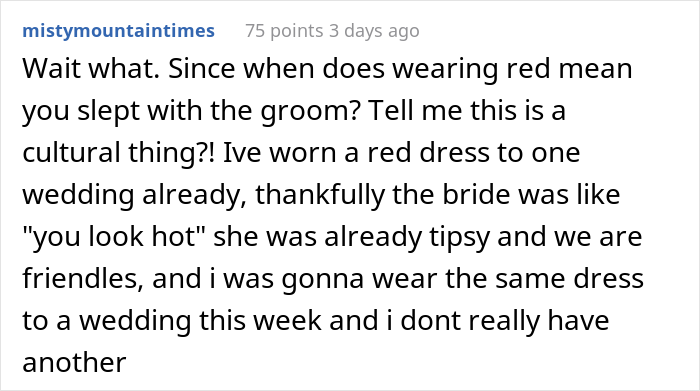 Woman Wears Red Dress To Cousin’s Wedding To Show That She Slept With The Groom First, But The Bride Outsmarts Her Woman Wears Red Dress To Cousin’s Wedding To Show That She Slept With The Groom First, But The Bride Outsmarts Her
