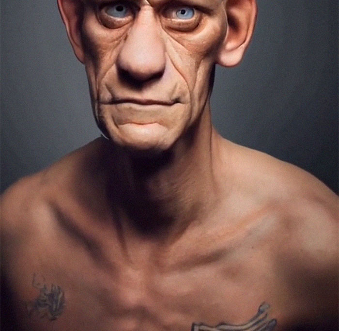 Artist Recreates The Simpsons Characters Using AI (The Results Look Cursed)