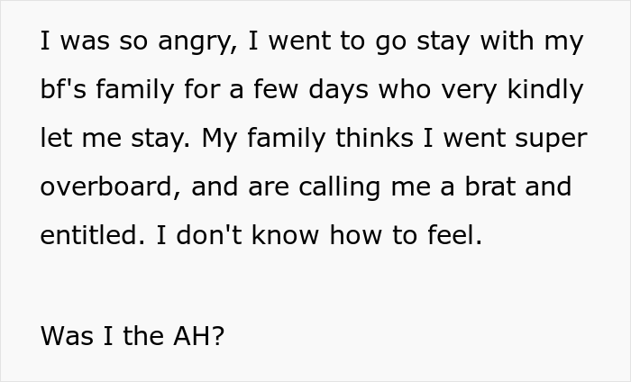 “AITA For Leaving After I Found Out My SIL Was Lying About Her Food Allergy?” “AITA For Leaving After I Found Out My SIL Was Lying About Her Food Allergy?”