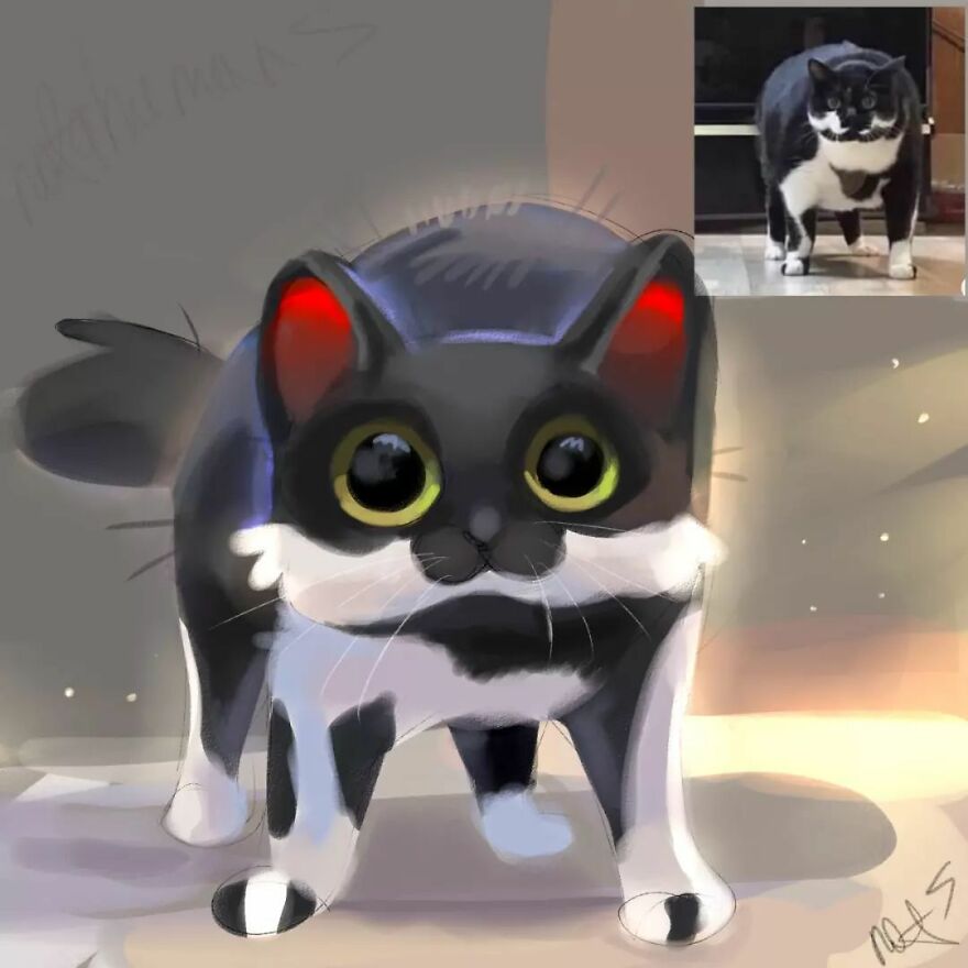 “Mr. Lucifer” Turns Funny Animal Pics Into Adorable Drawings, And Here’s 30 Of Their Cutest Works “Mr. Lucifer” Turns Funny Animal Pics Into Adorable Drawings, And Here’s 30 Of Their Cutest Works