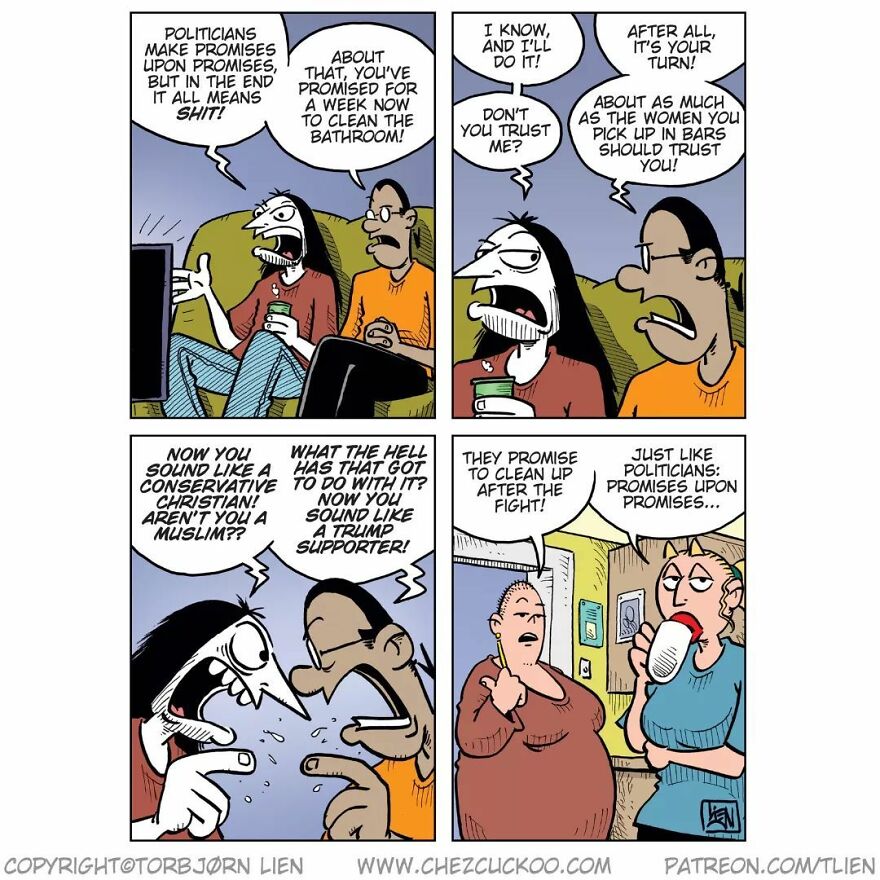 This Norwegian Artist Makes Comics Featuring Funny And Unexpected Endings (30 New Pics)