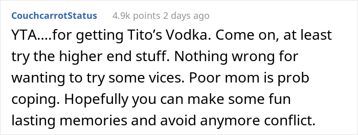 Mom Doesn’t Want Her 16 Y.O. Daughter To Drink And Smoke, But Dad Allows Her Because She&#8217;s Terminally Ill