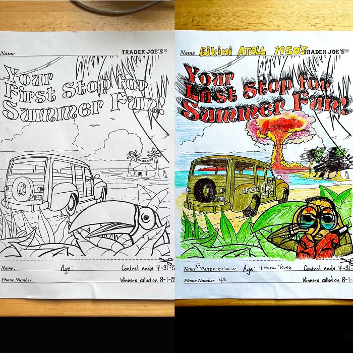30 Times Adults Improvised And ‘Ruined’ Kids’ Coloring Books 30 Times Adults Improvised And ‘Ruined’ Kids’ Coloring Books