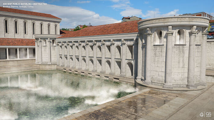 Designers Show What 7 Of Humanity&#8217;s Greatest Ancient Public Bathrooms Once Looked Like