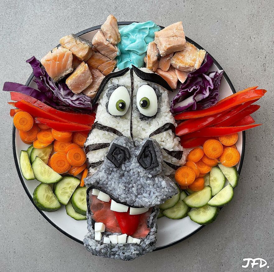 I Trick My Kids Into Eating Healthy Foods By Turning Them Into Their Favorite Characters (24 New Pics) I Trick My Kids Into Eating Healthy Foods By Turning Them Into Their Favorite Characters (24 New Pics)