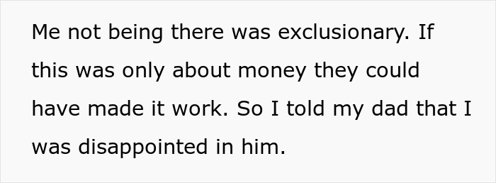16 Y.O. Daughter Disappointed With Her Father As He Did Not Invite Her On His New Family’s Paris Vacation, Gets Called A Jerk 16 Y.O. Daughter Disappointed With Her Father As He Did Not Invite Her On His New Family’s Paris Vacation, Gets Called A Jerk