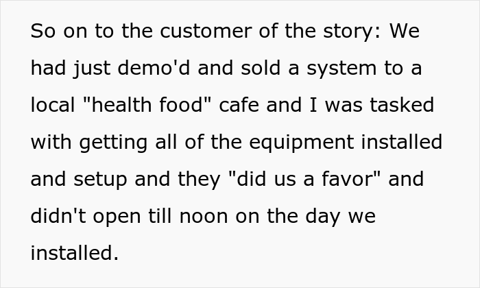 Stuck-Up Cafe Owner Messes With A Sale Systems Vendor And Loses, Regrets His Words After They Come In And Pack Everything Up Stuck-Up Cafe Owner Messes With A Sale Systems Vendor And Loses, Regrets His Words After They Come In And Pack Everything Up