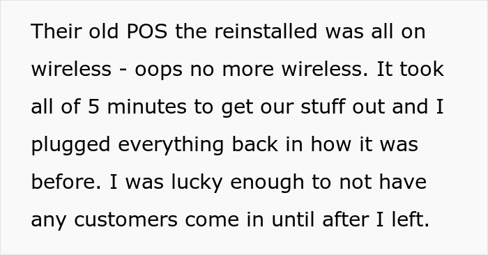 Stuck-Up Cafe Owner Messes With A Sale Systems Vendor And Loses, Regrets His Words After They Come In And Pack Everything Up Stuck-Up Cafe Owner Messes With A Sale Systems Vendor And Loses, Regrets His Words After They Come In And Pack Everything Up
