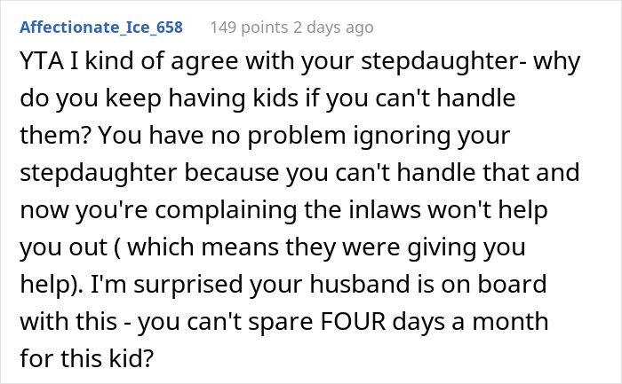 Mom Who Can’t Get Any Sleep Because Of Parenting Gets Slammed By Folks Online For “Canceling” Her Step-Daughter’s Weekend Visits Mom Who Can’t Get Any Sleep Because Of Parenting Gets Slammed By Folks Online For “Canceling” Her Step-Daughter’s Weekend Visits