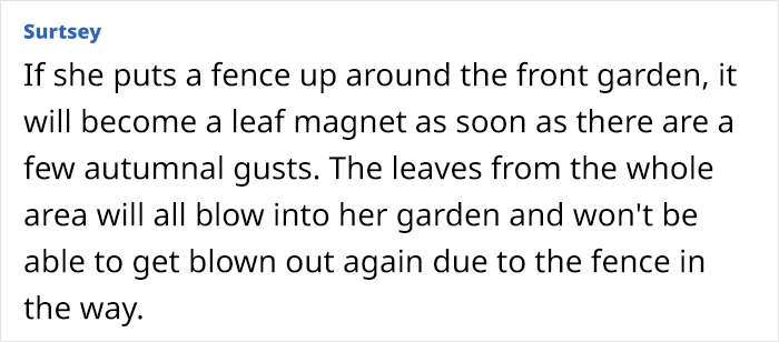 “This Is Likely To Look Ridiculous”: Petty Woman Complains About Neighbor’s Bush, Demands They Rip It Out Or She Will Put A Fence Around Her Front Drive “This Is Likely To Look Ridiculous”: Petty Woman Complains About Neighbor’s Bush, Demands They Rip It Out Or She Will Put A Fence Around Her Front Drive