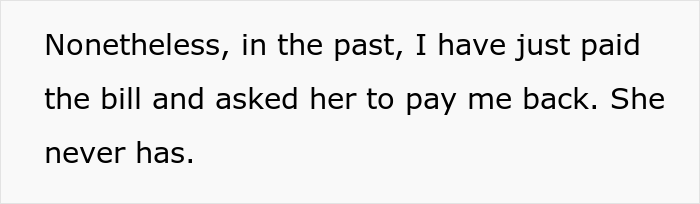 Woman’s SIL “Forgets” Her Wallet All The Time When They Go To Restaurants, So She Took It For Her Woman’s SIL “Forgets” Her Wallet All The Time When They Go To Restaurants, So She Took It For Her