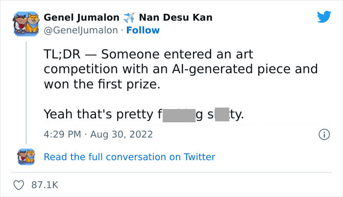 This AI-Generated Artwork Won 1st Place At Fine Arts Contest And Enraged Artists This AI-Generated Artwork Won 1st Place At Fine Arts Contest And Enraged Artists