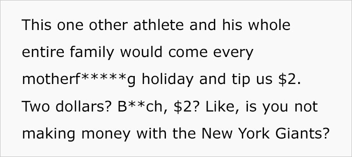 Woman Who Worked As A Server At A Fancy Steakhouse Shared Her Encounters With Entitled Celebrities, Goes Viral Woman Who Worked As A Server At A Fancy Steakhouse Shared Her Encounters With Entitled Celebrities, Goes Viral