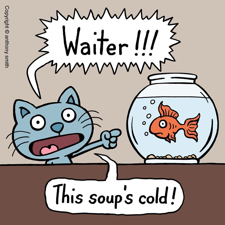 These One-Panel Cat Comics By Anthony Smith Purrfectly Capture What Having A Cat Is Like (40 Pics) These One-Panel Cat Comics By Anthony Smith Purrfectly Capture What Having A Cat Is Like (40 Pics)