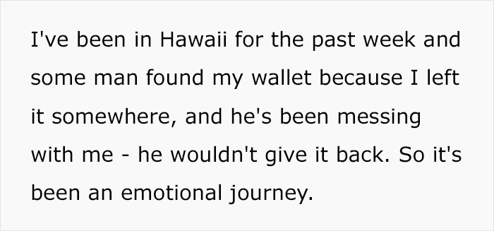 Woman Left In Tears After She Lost Her Wallet And Some Stranger Said He Would Only Return It After She Went On A Date With Him Woman Left In Tears After She Lost Her Wallet And Some Stranger Said He Would Only Return It After She Went On A Date With Him