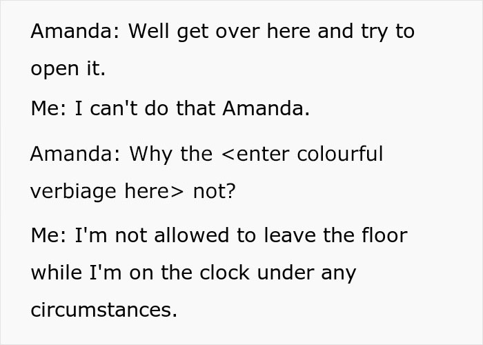 Manager “Left Hanging” In Elevator For 5 Hours With A Full Bladder After Her Employee Couldn’t Help Her Because Of Her Own Absurd Rules Manager “Left Hanging” In Elevator For 5 Hours With A Full Bladder After Her Employee Couldn’t Help Her Because Of Her Own Absurd Rules