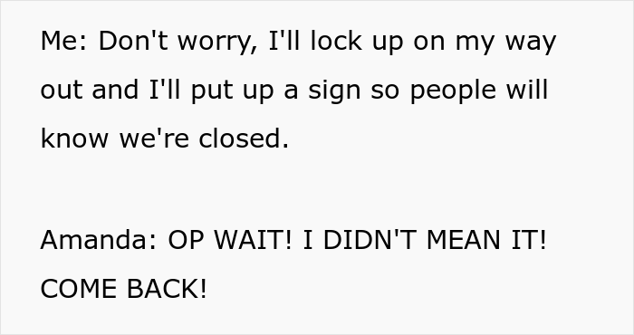 Manager “Left Hanging” In Elevator For 5 Hours With A Full Bladder After Her Employee Couldn’t Help Her Because Of Her Own Absurd Rules Manager “Left Hanging” In Elevator For 5 Hours With A Full Bladder After Her Employee Couldn’t Help Her Because Of Her Own Absurd Rules