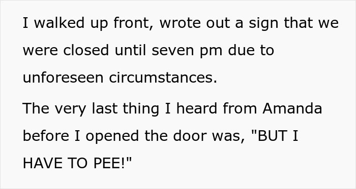 Manager “Left Hanging” In Elevator For 5 Hours With A Full Bladder After Her Employee Couldn’t Help Her Because Of Her Own Absurd Rules Manager “Left Hanging” In Elevator For 5 Hours With A Full Bladder After Her Employee Couldn’t Help Her Because Of Her Own Absurd Rules