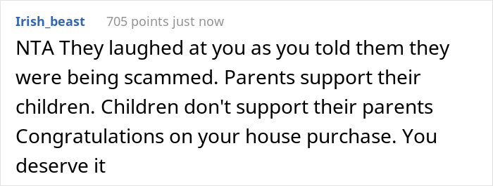 Daughter Is Upset Her Parents Only Listen To Her When They Need Money, So She Doesn&#8217;t Give Them Any Despite Them Being Homeless