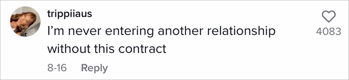 Man Signs A Contract With Fiancée Stating That He Will Be Legally Obliged To Pay Her Bills If He Ever Cheats On Her Man Signs A Contract With Fiancée Stating That He Will Be Legally Obliged To Pay Her Bills If He Ever Cheats On Her