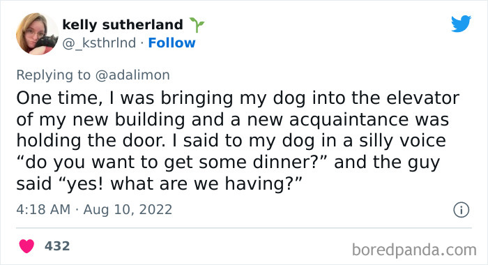 People Are Sharing Embarrassing Moments When They Thought Someone Was Speaking To Them Instead Of Their Pet, And Here Are 29 Of The Funniest Ones People Are Sharing Embarrassing Moments When They Thought Someone Was Speaking To Them Instead Of Their Pet, And Here Are 29 Of The Funniest Ones