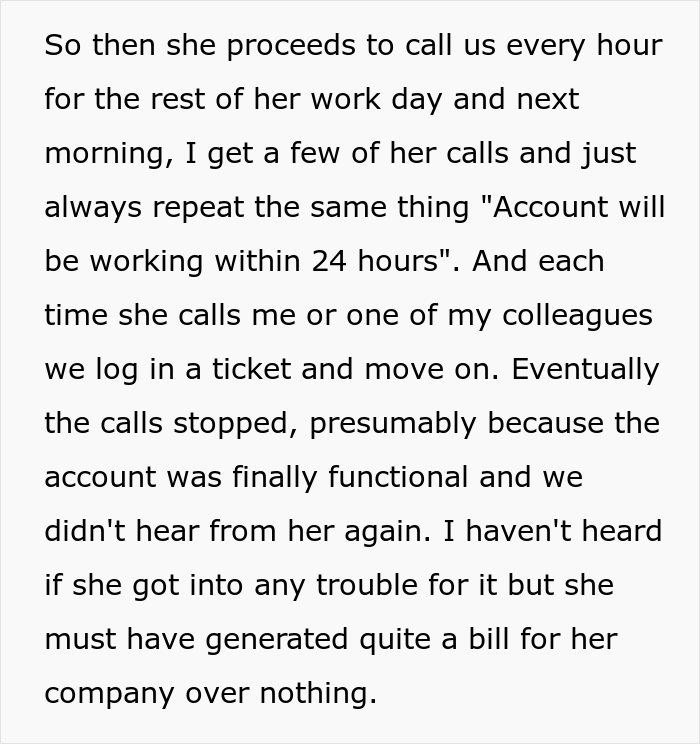 ‘Karen’ Threatens To Call The Help Desk Every Hour Until Her Account Is Activated, Ends Up Paying For Every Call ‘Karen’ Threatens To Call The Help Desk Every Hour Until Her Account Is Activated, Ends Up Paying For Every Call