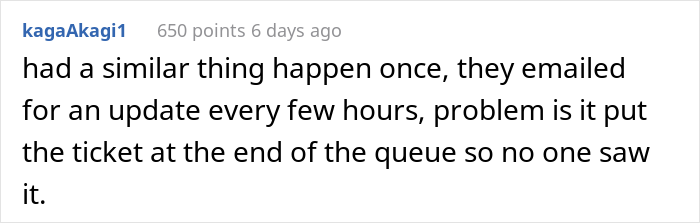 ‘Karen’ Threatens To Call The Help Desk Every Hour Until Her Account Is Activated, Ends Up Paying For Every Call