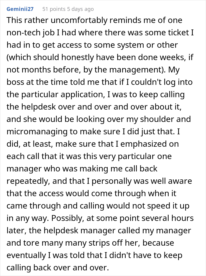 ‘Karen’ Threatens To Call The Help Desk Every Hour Until Her Account Is Activated, Ends Up Paying For Every Call