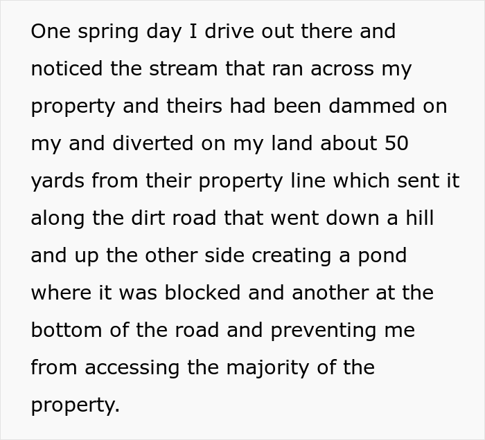 Woman Gets “Nuclear Revenge” On Neighbor Who Flooded Their Lot And Cut Down 23 Of Their Trees