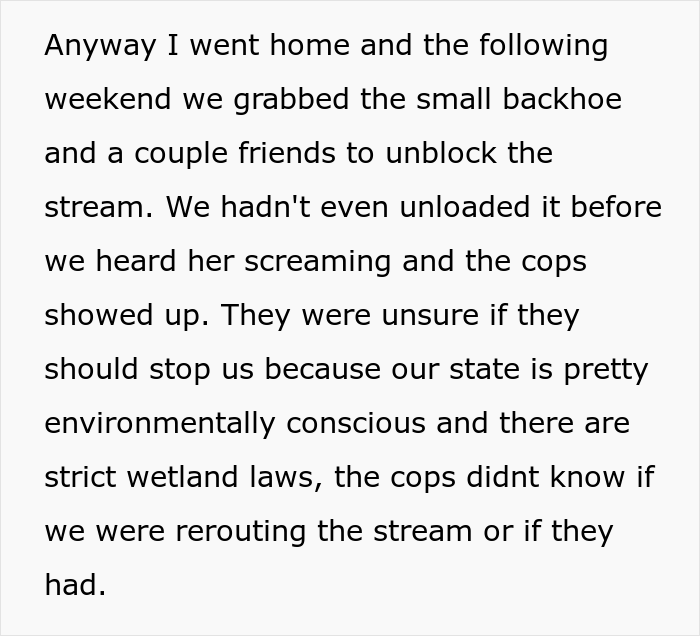 Woman Gets “Nuclear Revenge” On Neighbor Who Flooded Their Lot And Cut Down 23 Of Their Trees