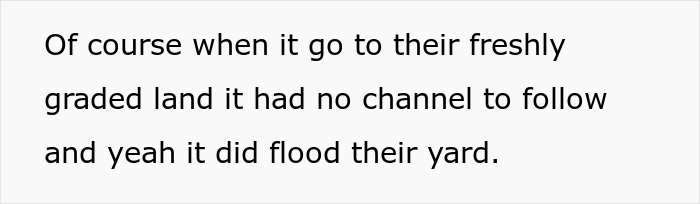 Woman Gets “Nuclear Revenge” On Neighbor Who Flooded Their Lot And Cut Down 23 Of Their Trees