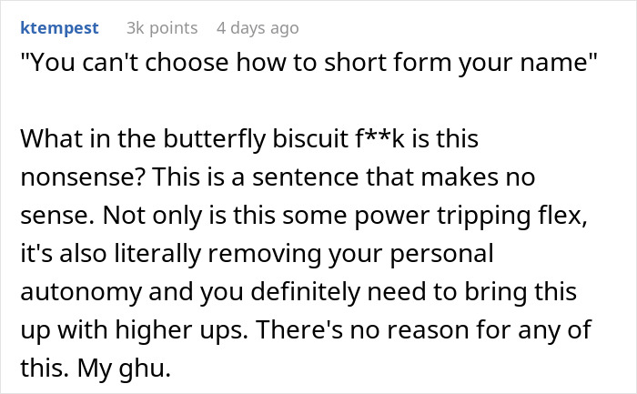 Boss Thinks Employee’s Name Tag Isn’t His Real Name, Tries To Punish Him For It Boss Thinks Employee’s Name Tag Isn’t His Real Name, Tries To Punish Him For It