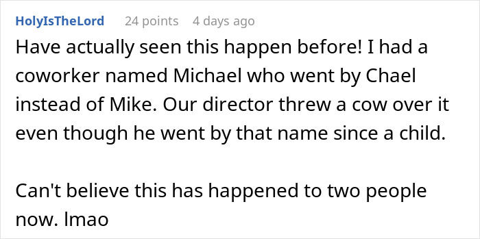 Boss Thinks Employee’s Name Tag Isn’t His Real Name, Tries To Punish Him For It Boss Thinks Employee’s Name Tag Isn’t His Real Name, Tries To Punish Him For It