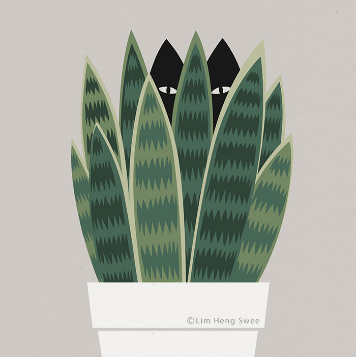 My 26 Minimal Illustrations For Plant And Cat Lovers My 26 Minimal Illustrations For Plant And Cat Lovers