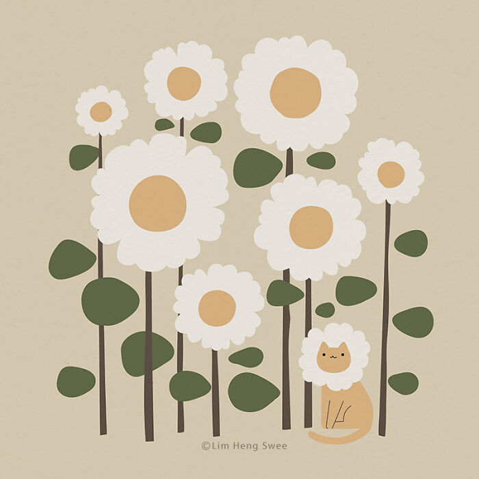My 26 Minimal Illustrations For Plant And Cat Lovers My 26 Minimal Illustrations For Plant And Cat Lovers