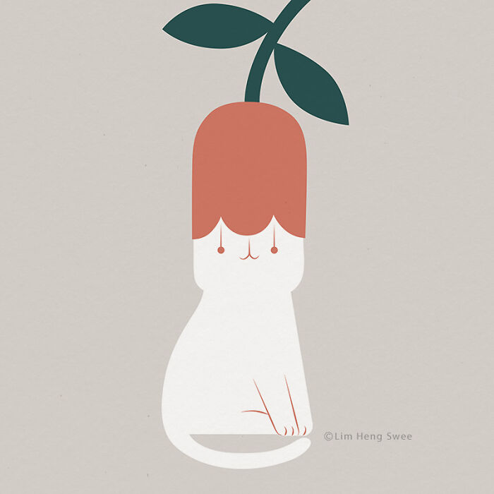 My 26 Minimal Illustrations For Plant And Cat Lovers My 26 Minimal Illustrations For Plant And Cat Lovers
