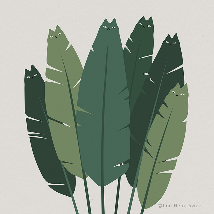 My 26 Minimal Illustrations For Plant And Cat Lovers My 26 Minimal Illustrations For Plant And Cat Lovers