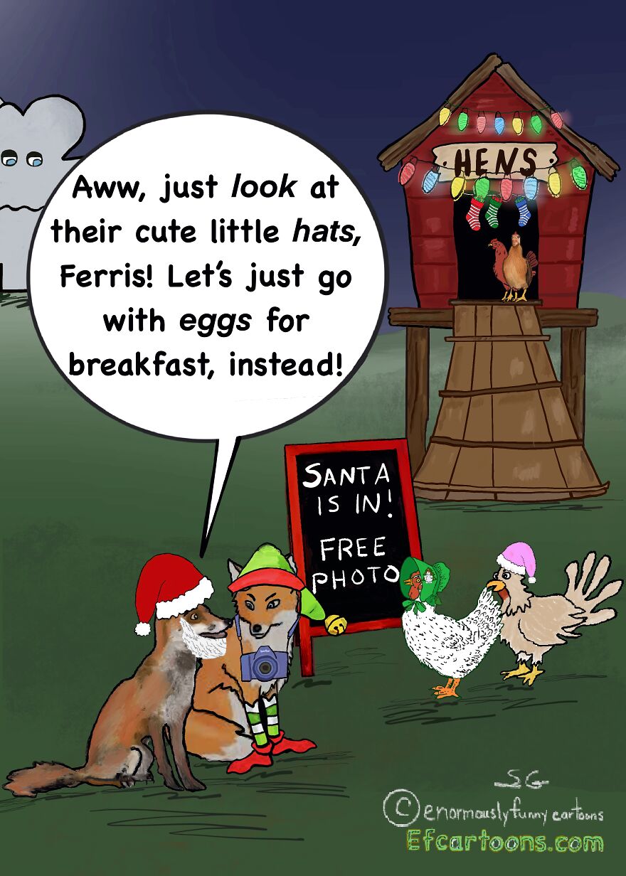 My Enormously Funny Cartoons For This Christmas Season (15 Pics) My Enormously Funny Cartoons For This Christmas Season (15 Pics)