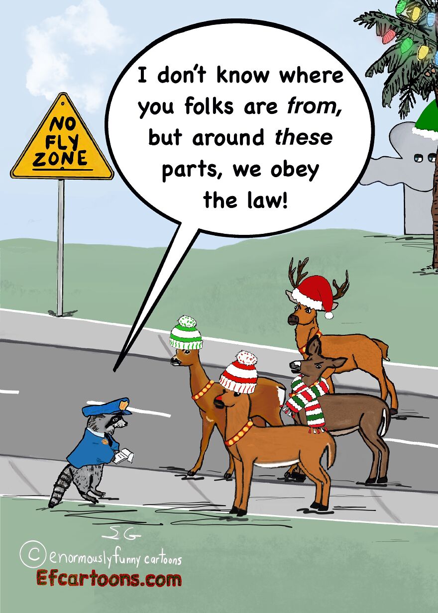 My Enormously Funny Cartoons For This Christmas Season (15 Pics) My Enormously Funny Cartoons For This Christmas Season (15 Pics)