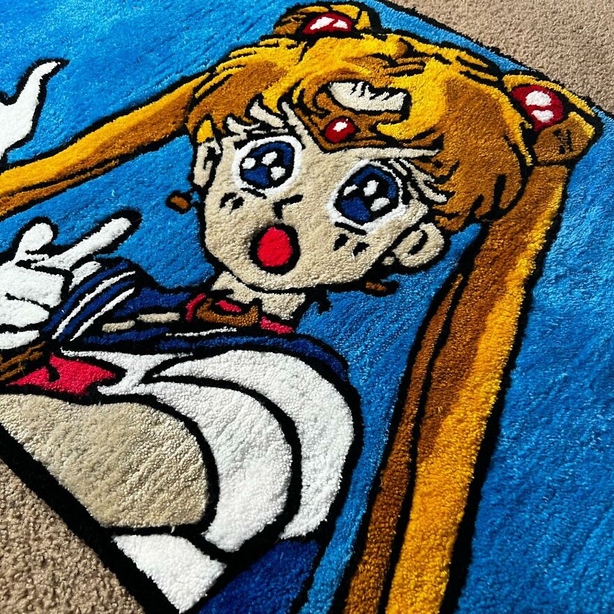 Popular Anime And Cartoon Characters Made Into Rugs By A Carpet Nerd (32 Pics) Popular Anime And Cartoon Characters Made Into Rugs By A Carpet Nerd (32 Pics)