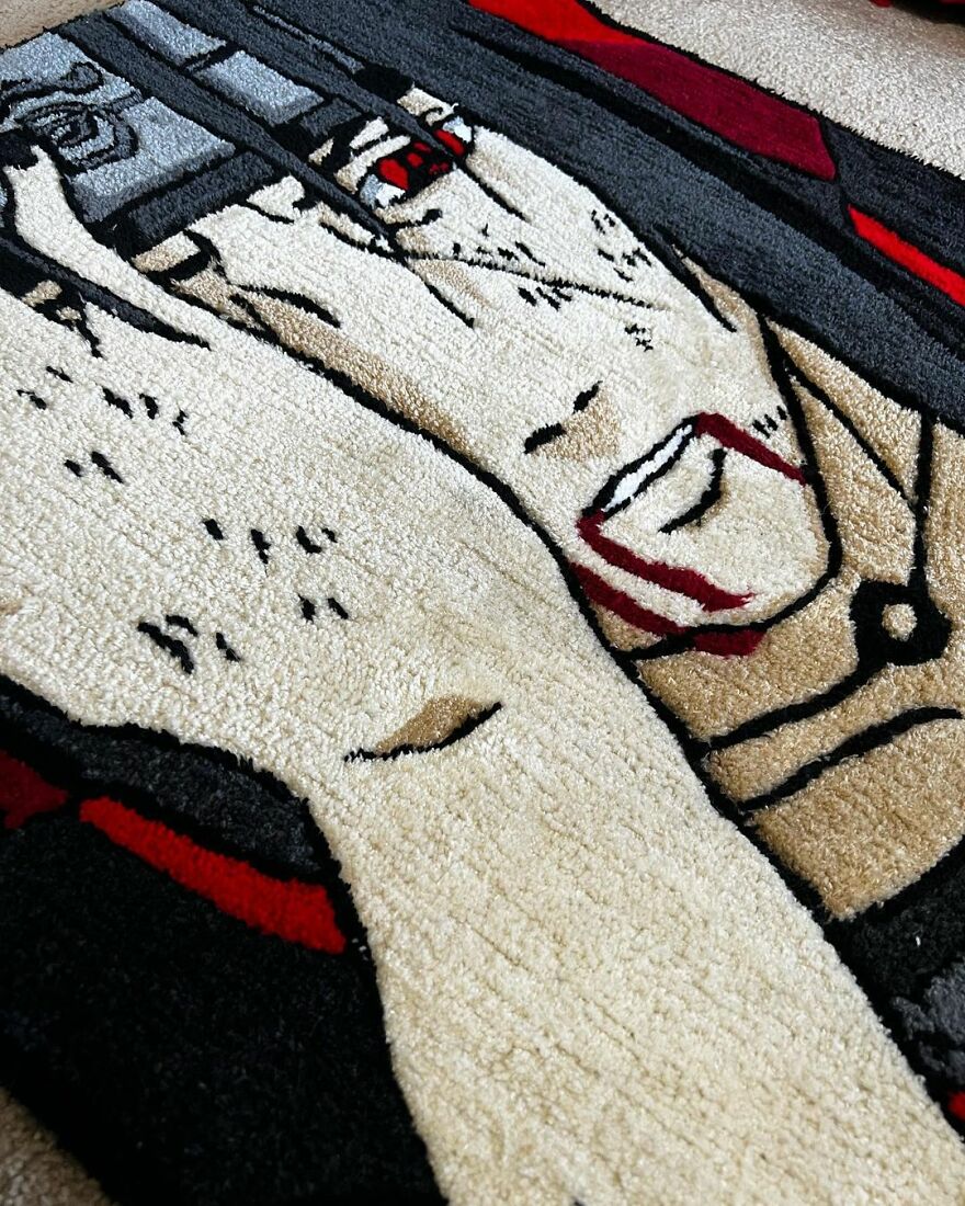 Popular Anime And Cartoon Characters Made Into Rugs By A Carpet Nerd (32 Pics) Popular Anime And Cartoon Characters Made Into Rugs By A Carpet Nerd (32 Pics)
