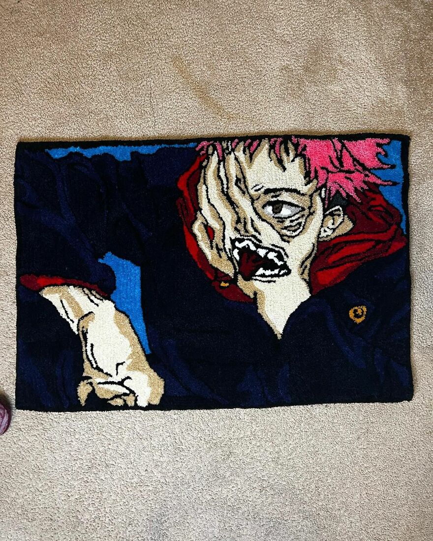 Popular Anime And Cartoon Characters Made Into Rugs By A Carpet Nerd (32 Pics) Popular Anime And Cartoon Characters Made Into Rugs By A Carpet Nerd (32 Pics)