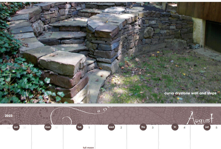 After 16 Years Being Self Employed Doing Stone Art, I Created A Calendar