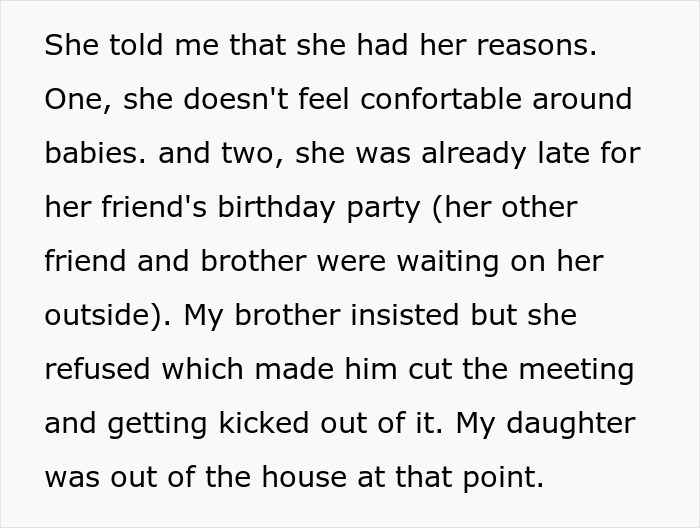“Am I A Jerk For Telling My Brother Off When He Berated My Daughter For Not Changing Her Cousin’s Diaper?” “Am I A Jerk For Telling My Brother Off When He Berated My Daughter For Not Changing Her Cousin’s Diaper?”