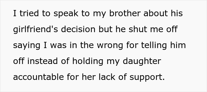 “Am I A Jerk For Telling My Brother Off When He Berated My Daughter For Not Changing Her Cousin’s Diaper?” “Am I A Jerk For Telling My Brother Off When He Berated My Daughter For Not Changing Her Cousin’s Diaper?”