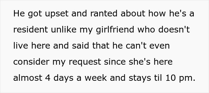 Roommate Upset After This Guy Told Him To Not Cook Certain Meals When His Pregnant Girlfriend Comes Over